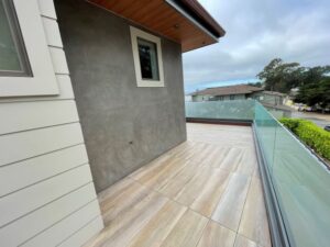 porcelain paver balcony with rise it pads